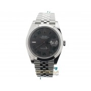 Rolex Datejust 41mm grigio numeri verdi Wimbledon ref. 126300 jubilee nuovo